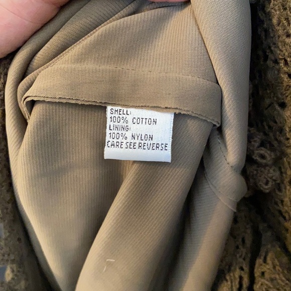 🎉SALE🎉 CARMEN MARC VALVO Green Crochet Lace Midi Dress M - Picture 10 of 17